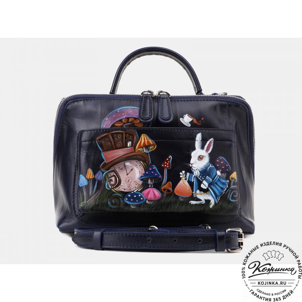 Женская кожаная сумка "Крис" "Алиса". фото 1